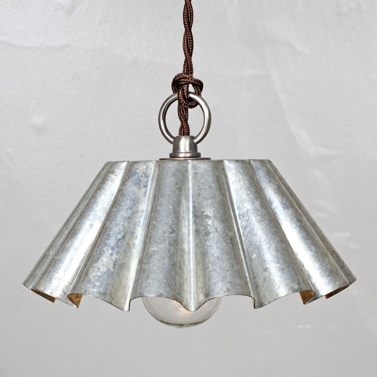 Brioche Tin Pendant - Etched Tin