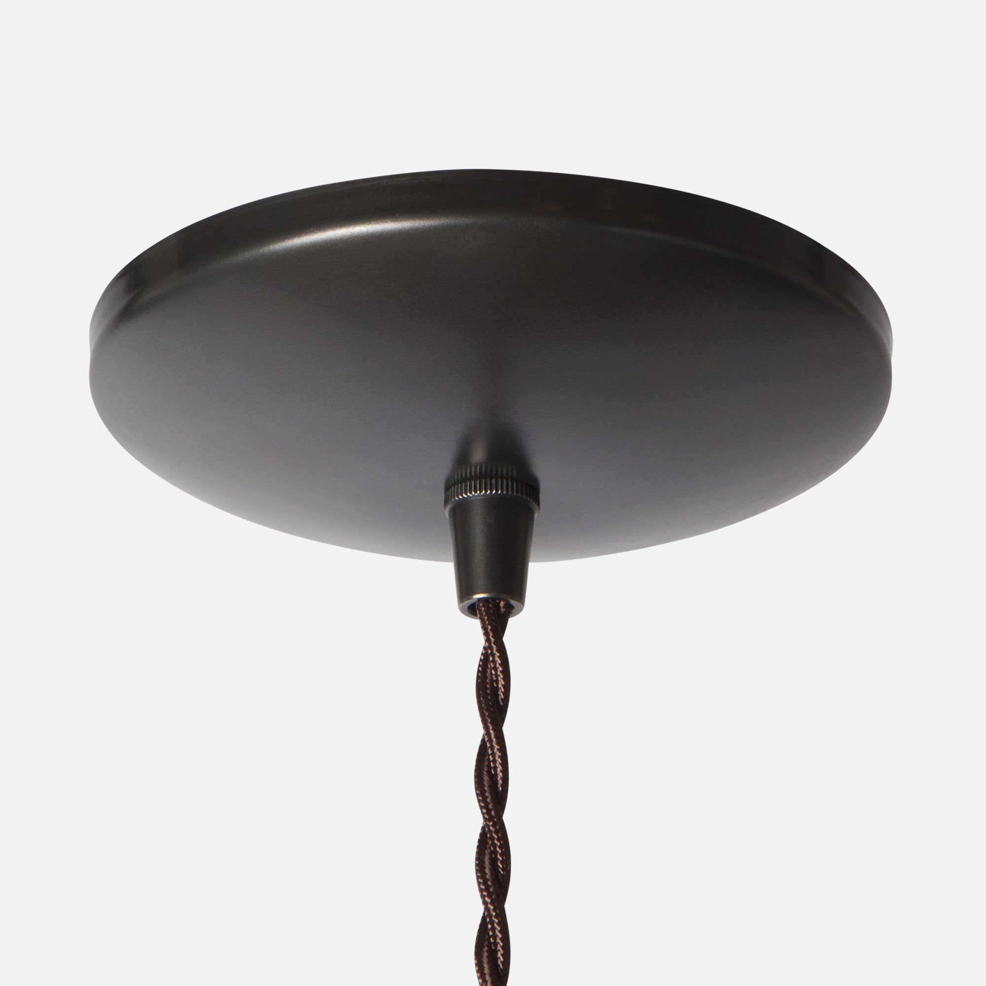 Dome Ceiling Canopy Kit Blackened Brass Finish