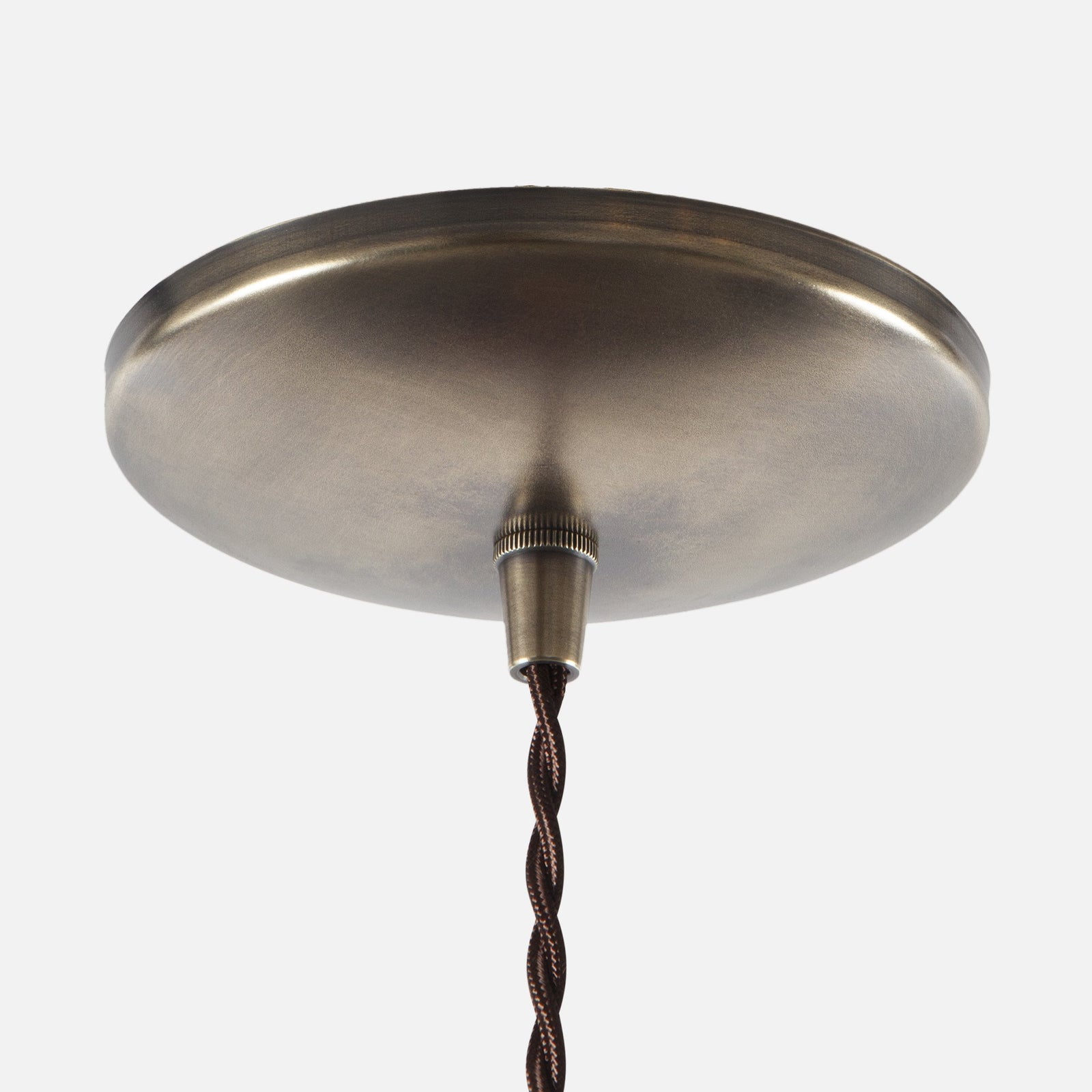Dome Ceiling Canopy Kit - Vintage Brass Patina