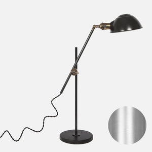 Otis Articulating Adjustable Table Lamp - Polished Nickel